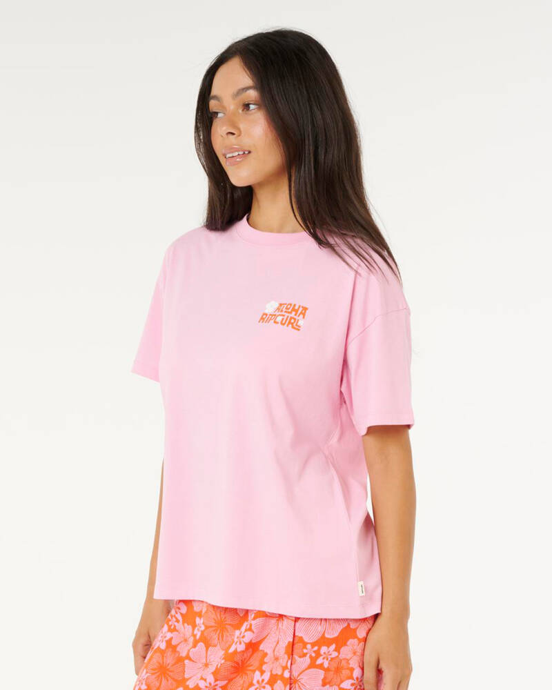 Rip Curl Aloha State Relaxed Fit T-Shirt for Womens