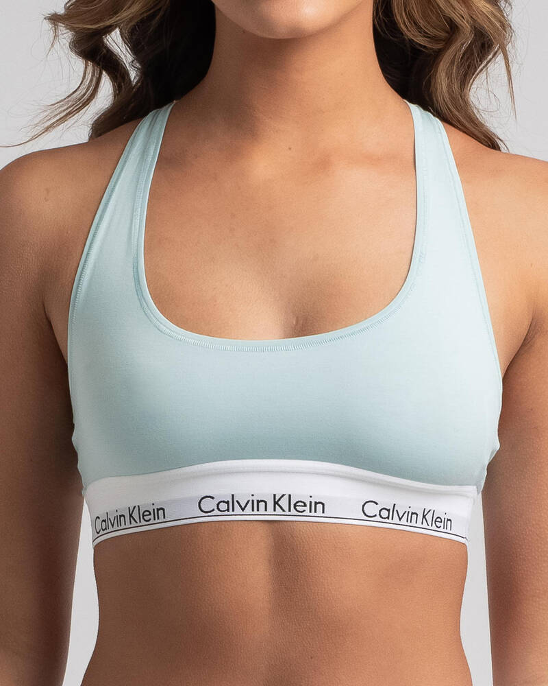 Calvin Klein Cotton Unlined Bralette for Womens