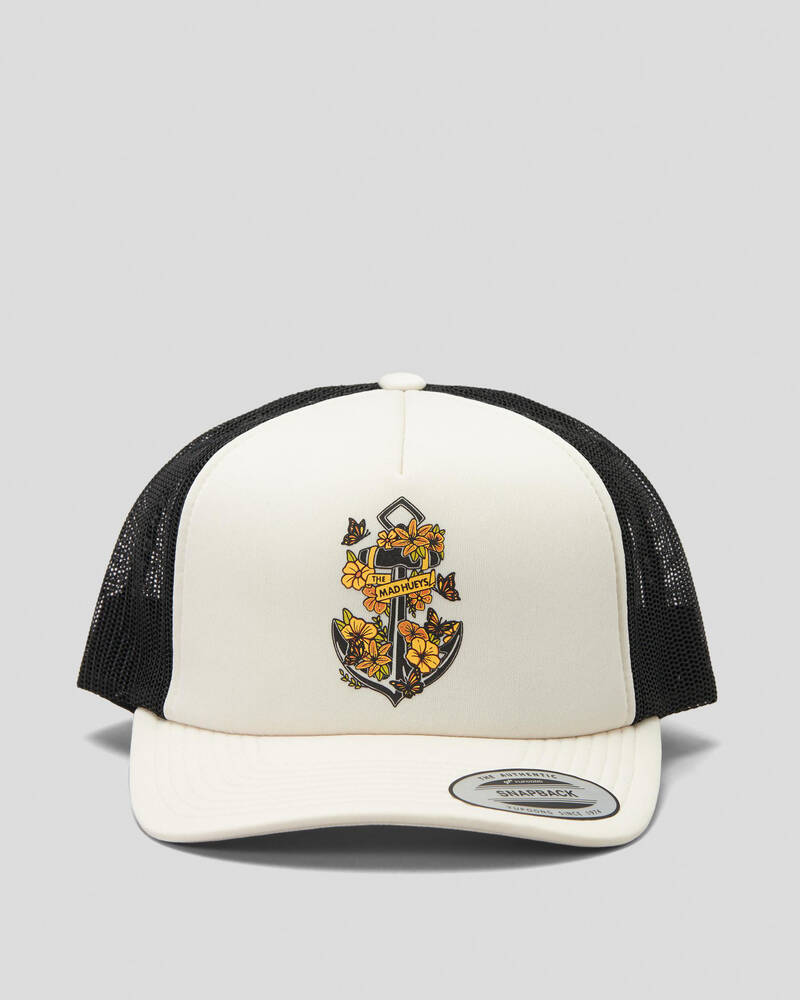 The Mad Hueys Butterfly Anchor Foam Trucker Cap for Womens