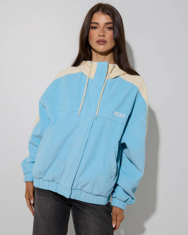 Roxy Duo Cord Hooded Jacket for Womens