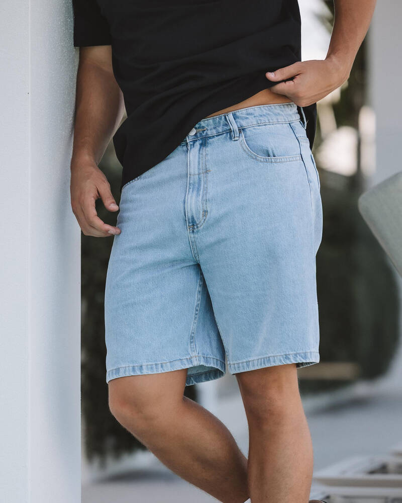 Thrills Slacker Denim Shorts for Mens