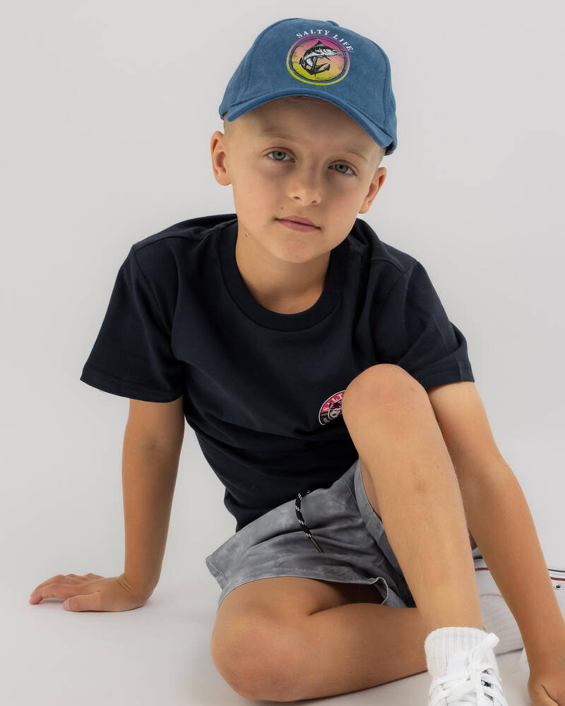 Salty Life Toddlers' Abstract Snapback Cap for Mens