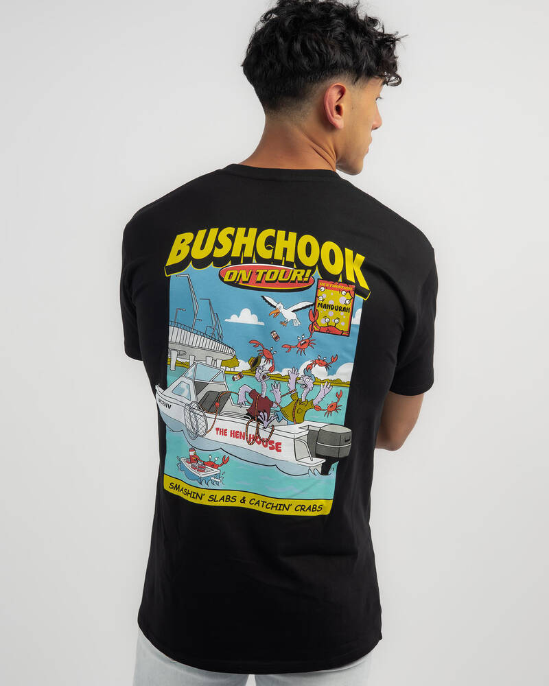 Bush Chook On Tour Mandurah T-Shirt for Mens