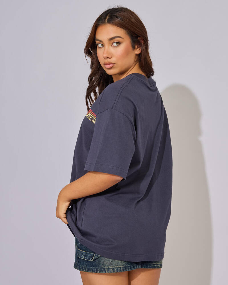 Rusty Wave Rider 2.0 Oversize T-Shirt for Womens