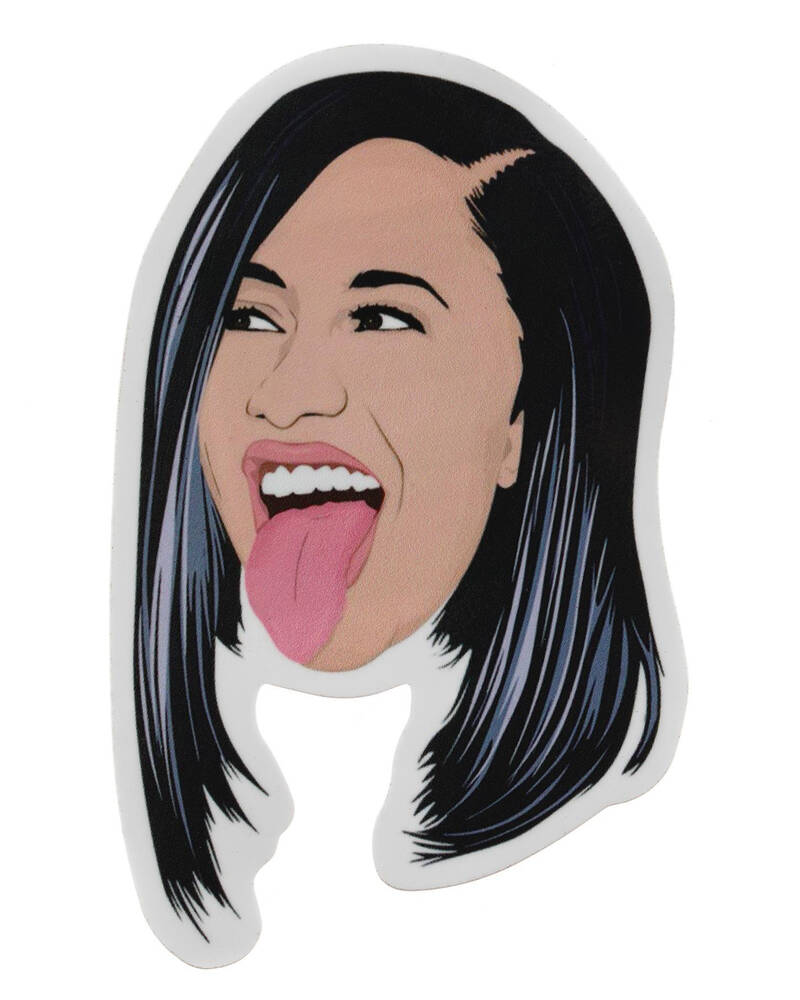 Get It Now Cardi B Sticker for Unisex