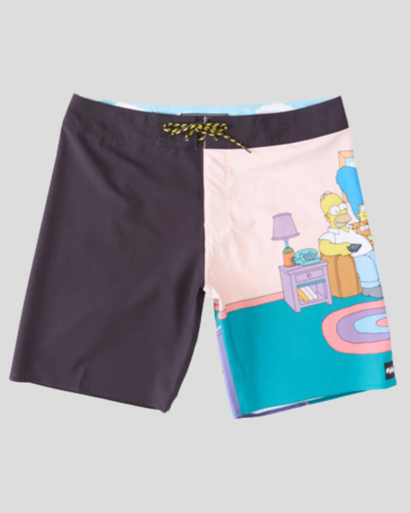 Billabong Toddlers' Simpsons Family Couch Pro Board Shorts for Mens