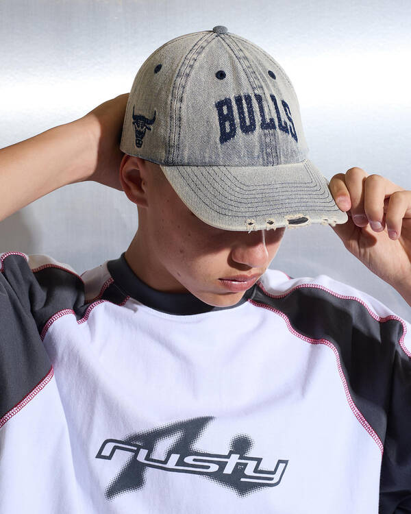 Chicago Bulls Acid Wash Dad Cap