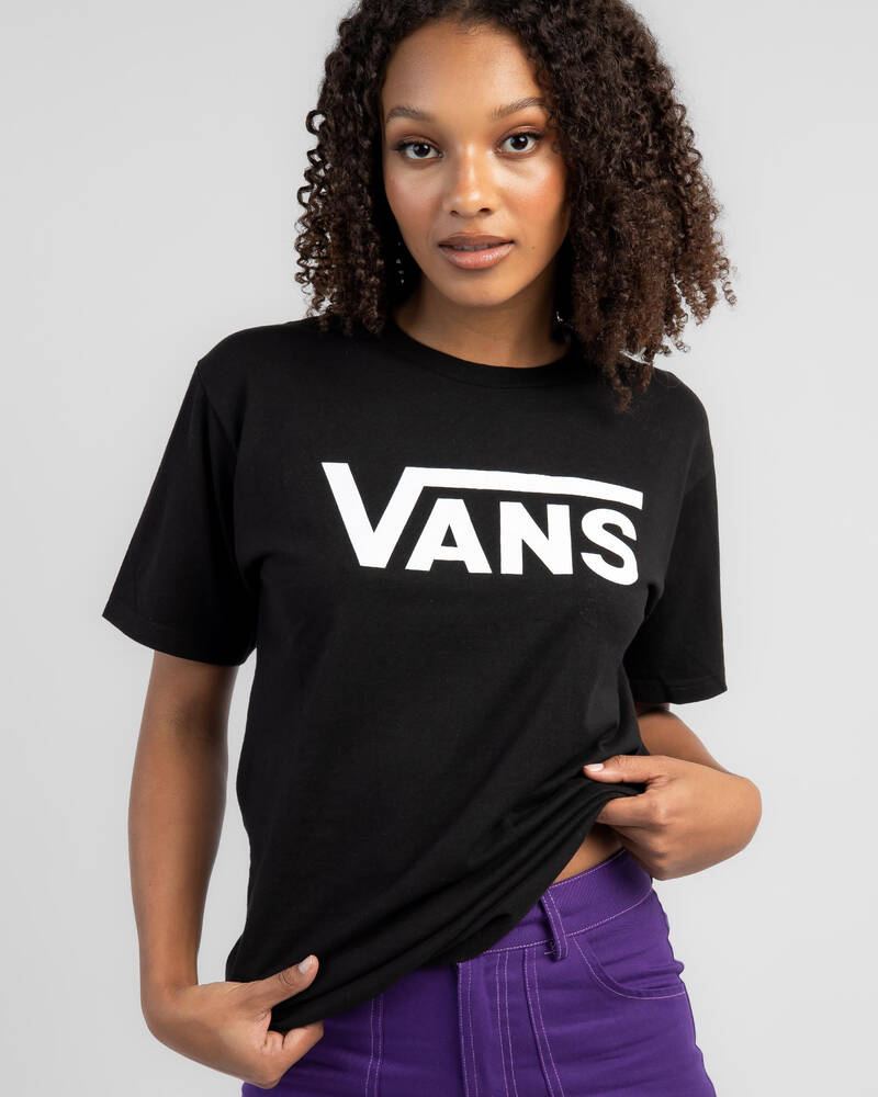 Vans Classic Vans Black T Shirt Womens Shop Vans Classic T-Shirt