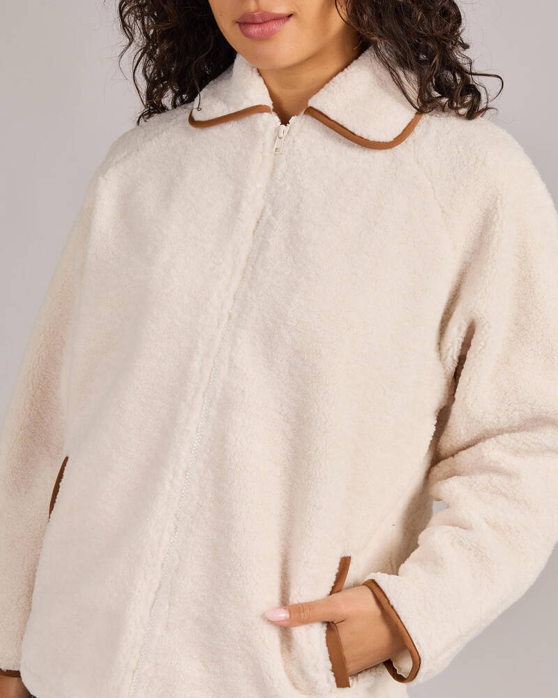 Rhythm Snowy Sherpa Jacket for Womens