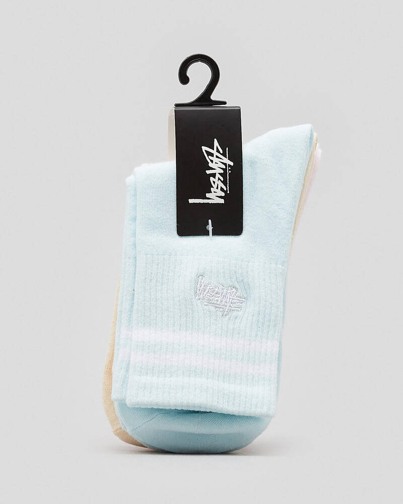 Stussy Womens Graffiti Sock Pack for Womens