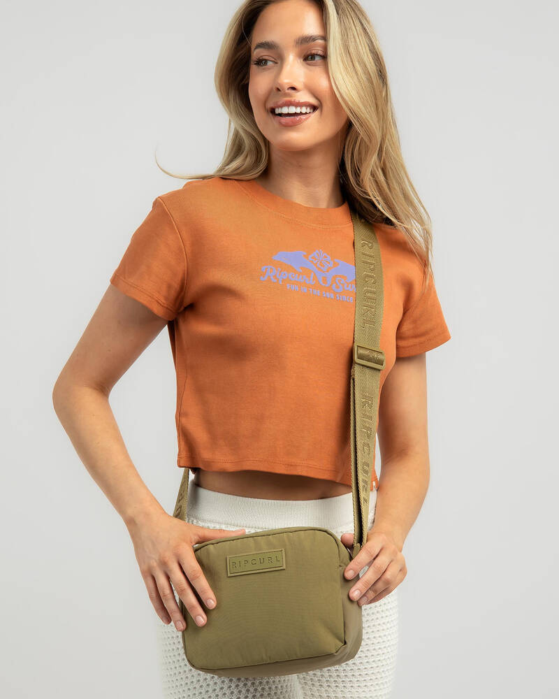 Rip Curl Coastal Sun Cube Crossbody Bag for Womens