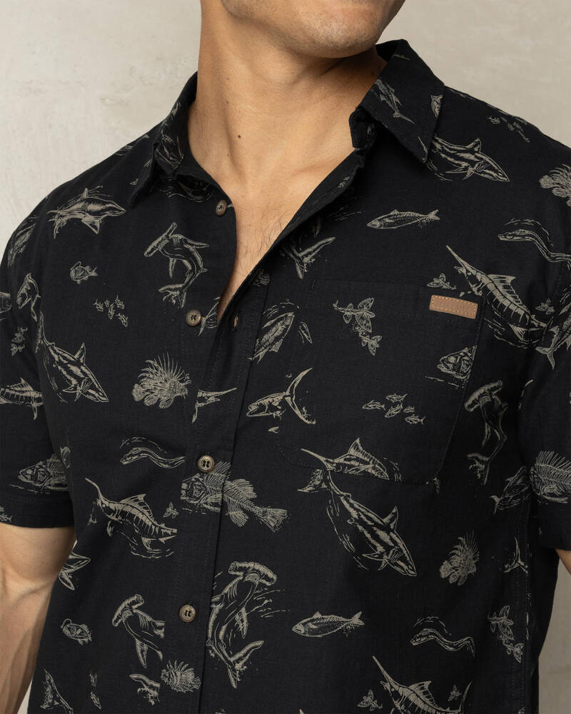 Salty Life Saltwater Short Sleeve Shirt for Mens