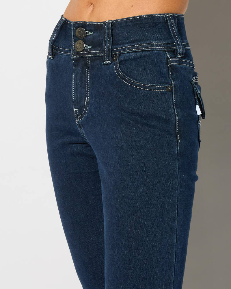 DESU Jawbreaker Low Waist Flare Jeans for Womens
