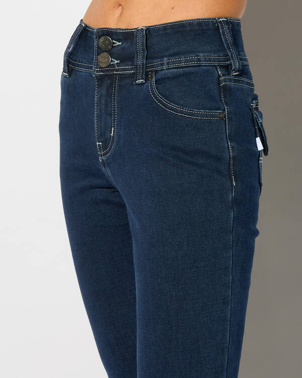 DESU Jawbreaker Low Waist Flare Jeans for Womens