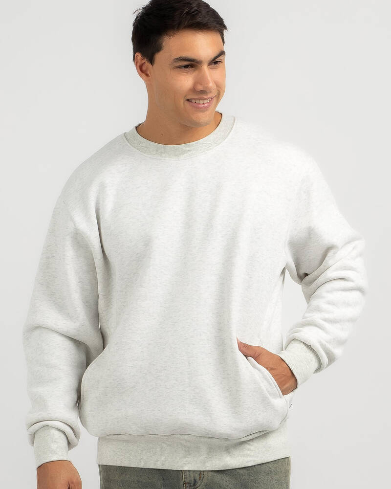 Rhythm Classic Fleece Crew Neck Sweatshirt for Mens