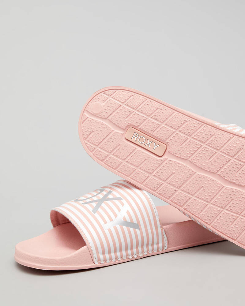 Roxy Girls' Roxy Slippy Slide Sandals for Womens