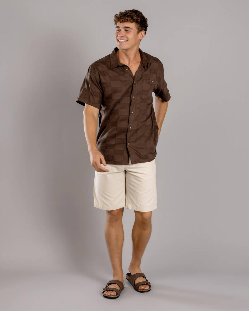 Billabong Sundays Jacquard Short Sleeve Shirt for Mens