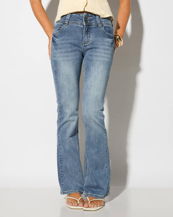 Jawbreaker Low Waist Flare Jeans