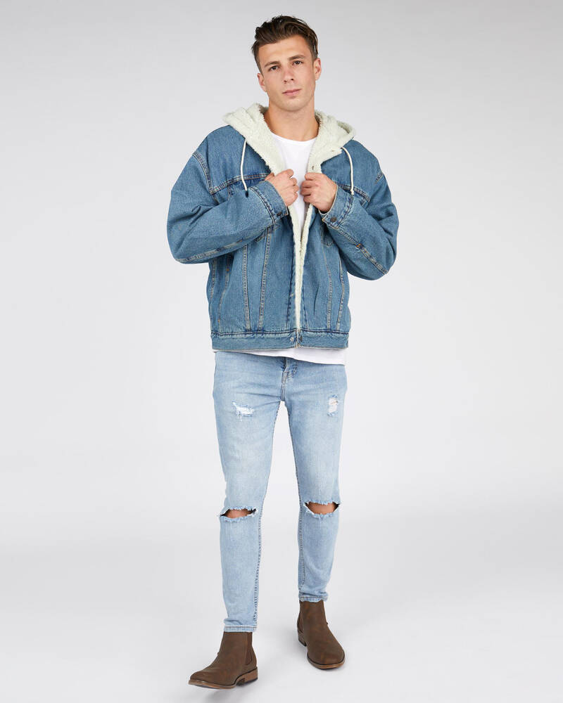 Levi's Trucker Hooded Sherpa Jacket for Mens