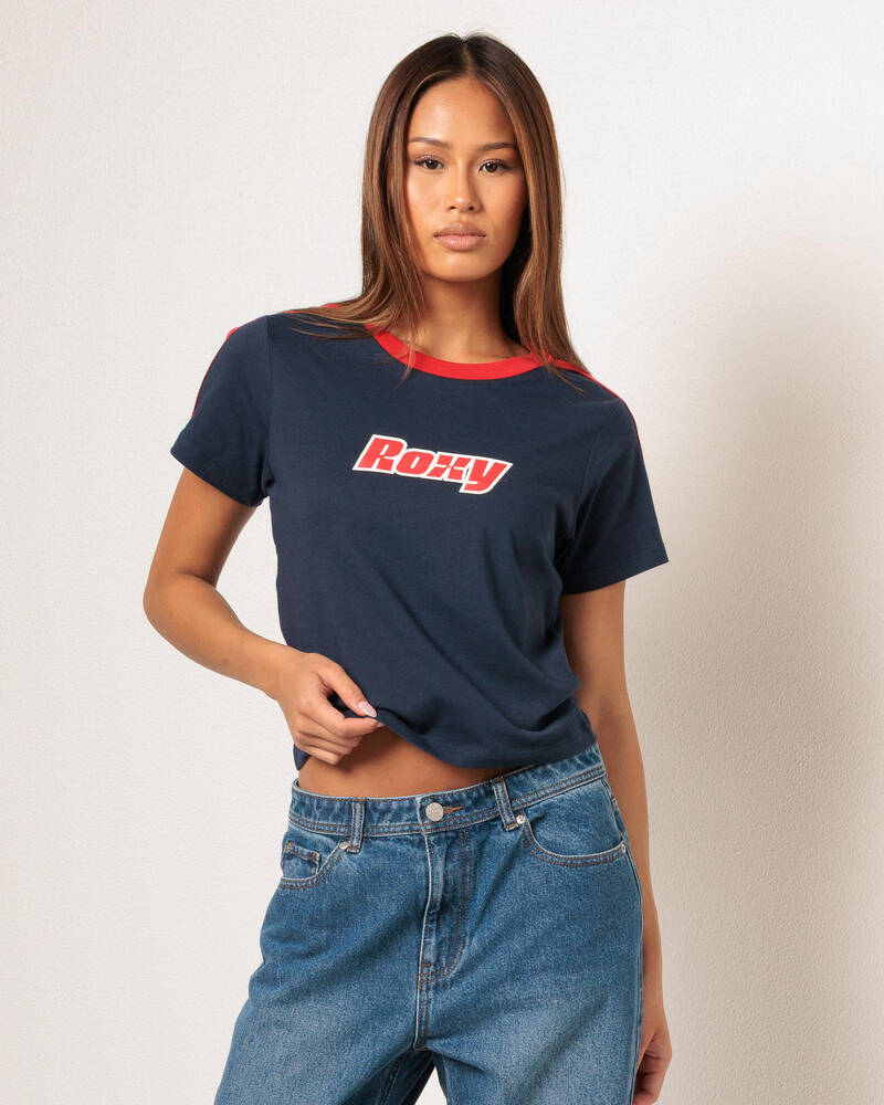 Roxy Game Time Baby Tee for Womens