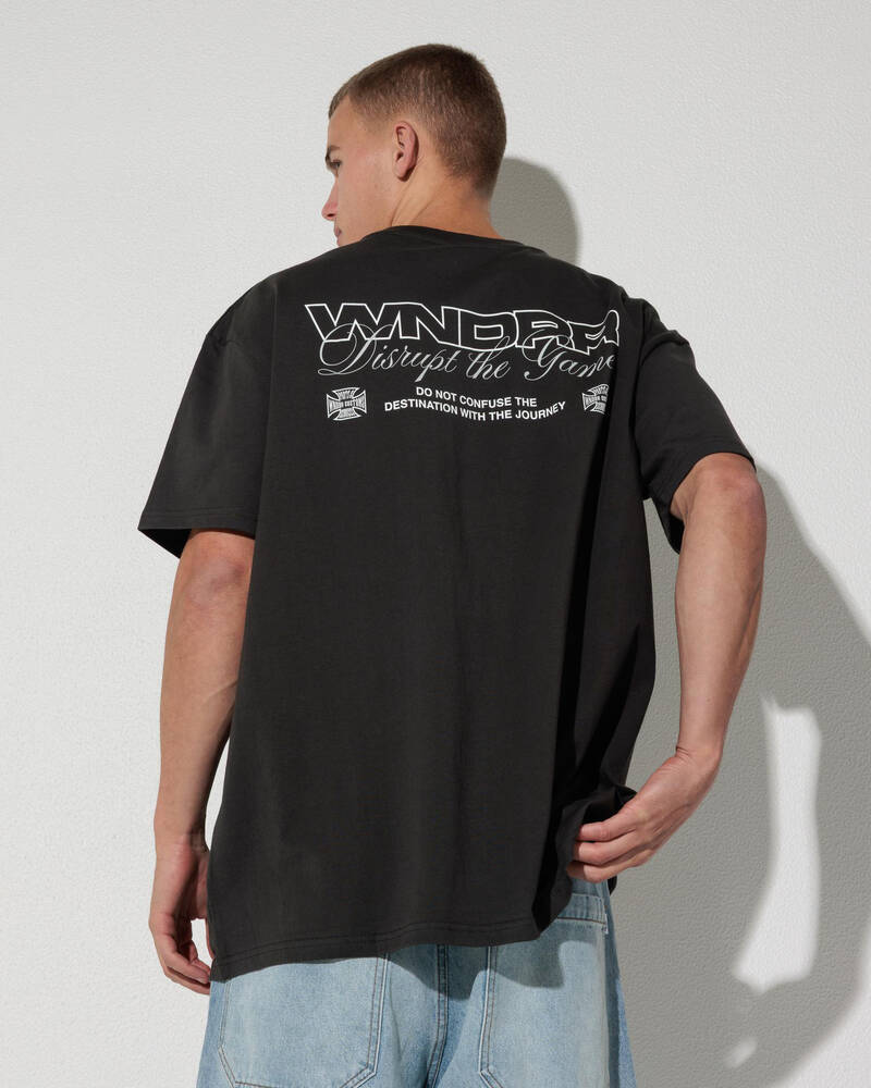 Wndrr Displace Box Fit T-Shirt for Mens