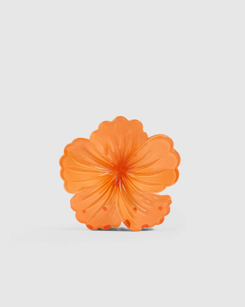 Karyn In LA Hibiscus Flower Hair Claw Clip for Womens