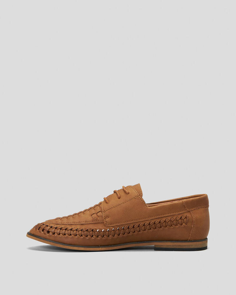 Lucid Seek Woven Lace-Up Shoes for Mens image number null