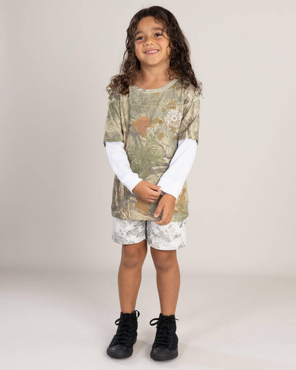 Skylark Toddlers' Fragment Layered Long Sleeve T-Shirt for Mens