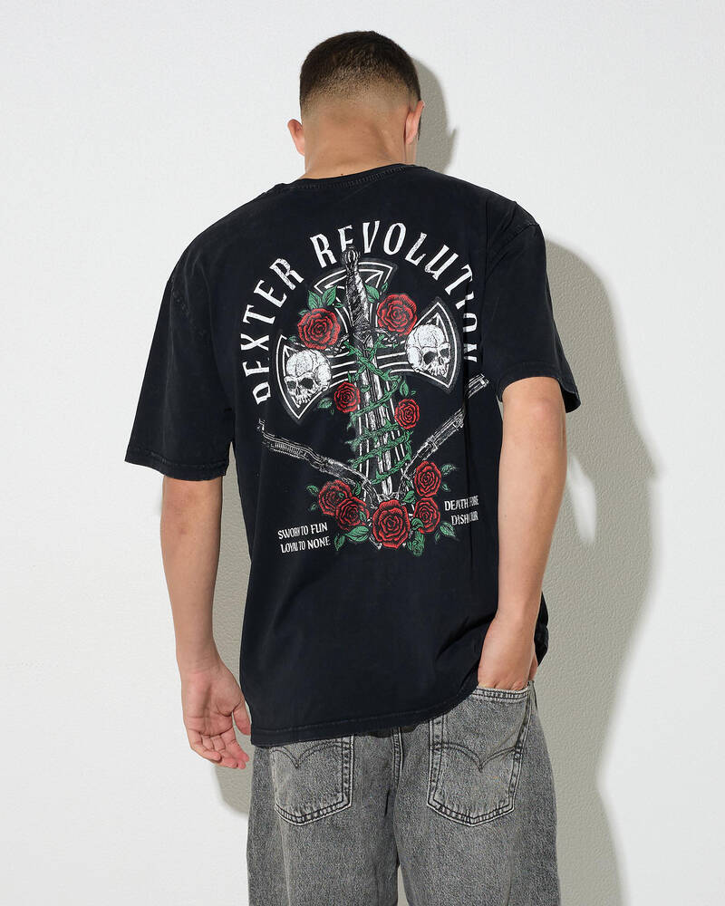 Dexter Crimson Grave T-Shirt for Mens