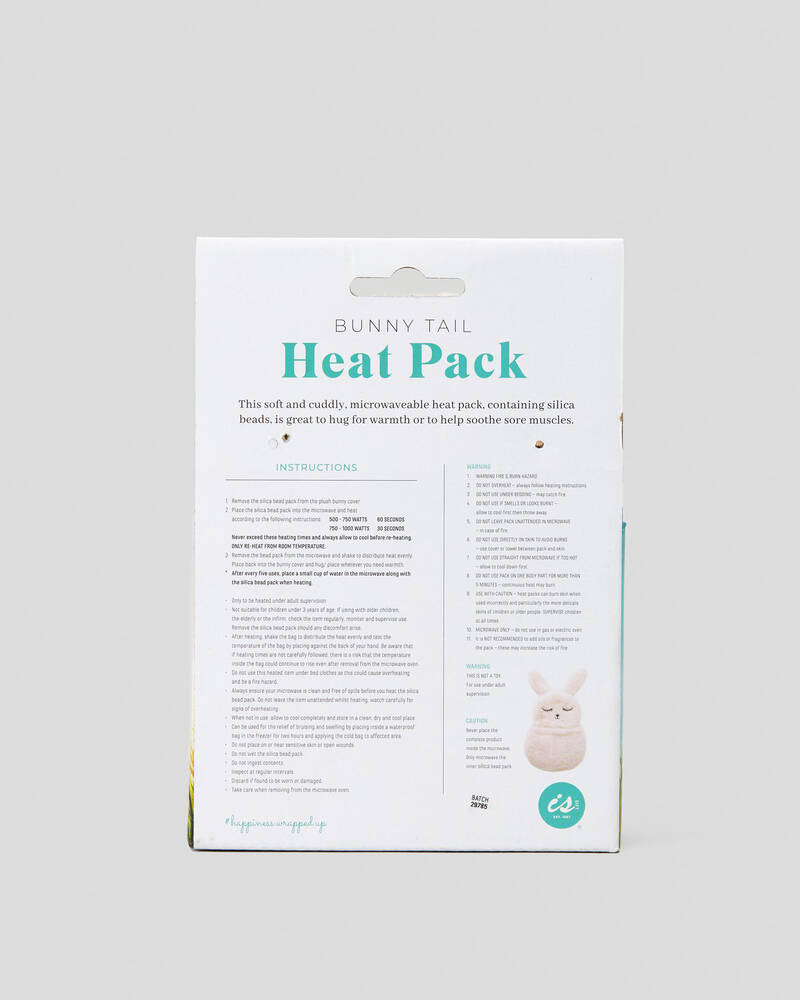 Get It Now Bunny Tail Heat Pack for Womens