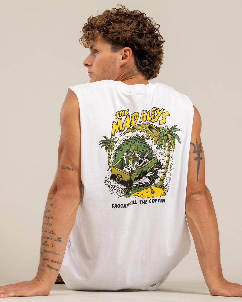 The Mad Hueys Frothin Coffin Muscle Tank for Mens