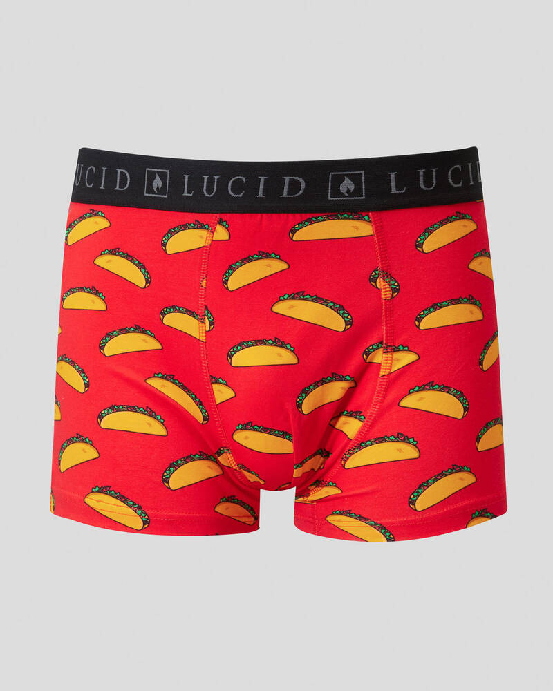 Lucid Taco Fitted Boxers for Mens