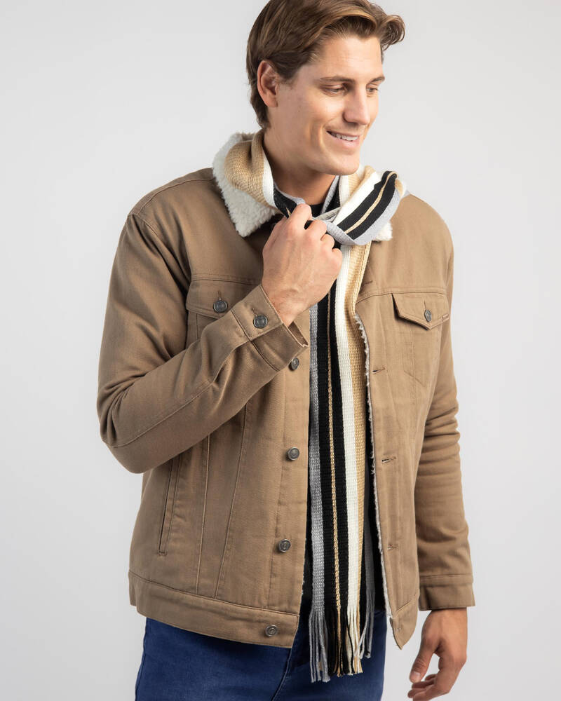 Miscellaneous Classic Striped Scarf for Mens