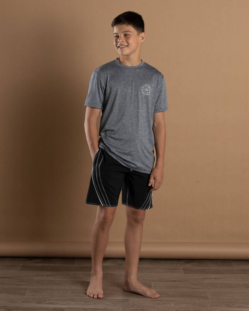 Billabong Boys' Big Wave Daz Short Sleeve Rash Vest for Mens