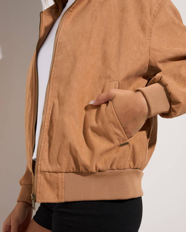 Ava And Ever Dune Faux Suede Jacket for Womens