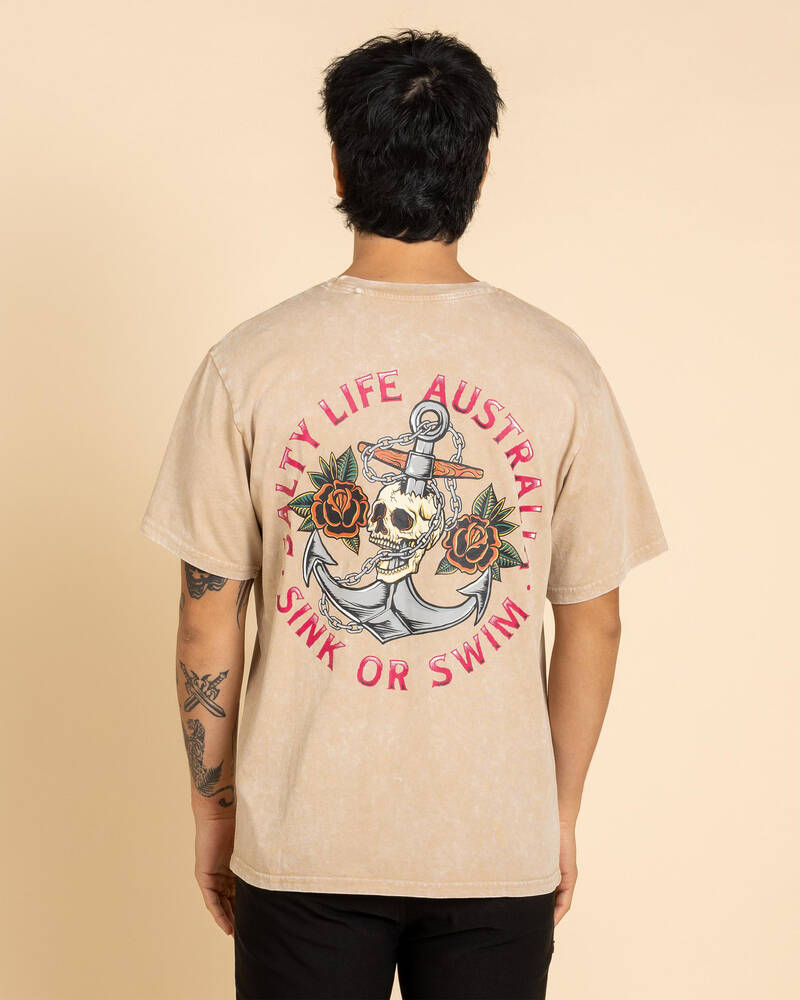Salty Life Sink or Swim T-Shirt for Mens