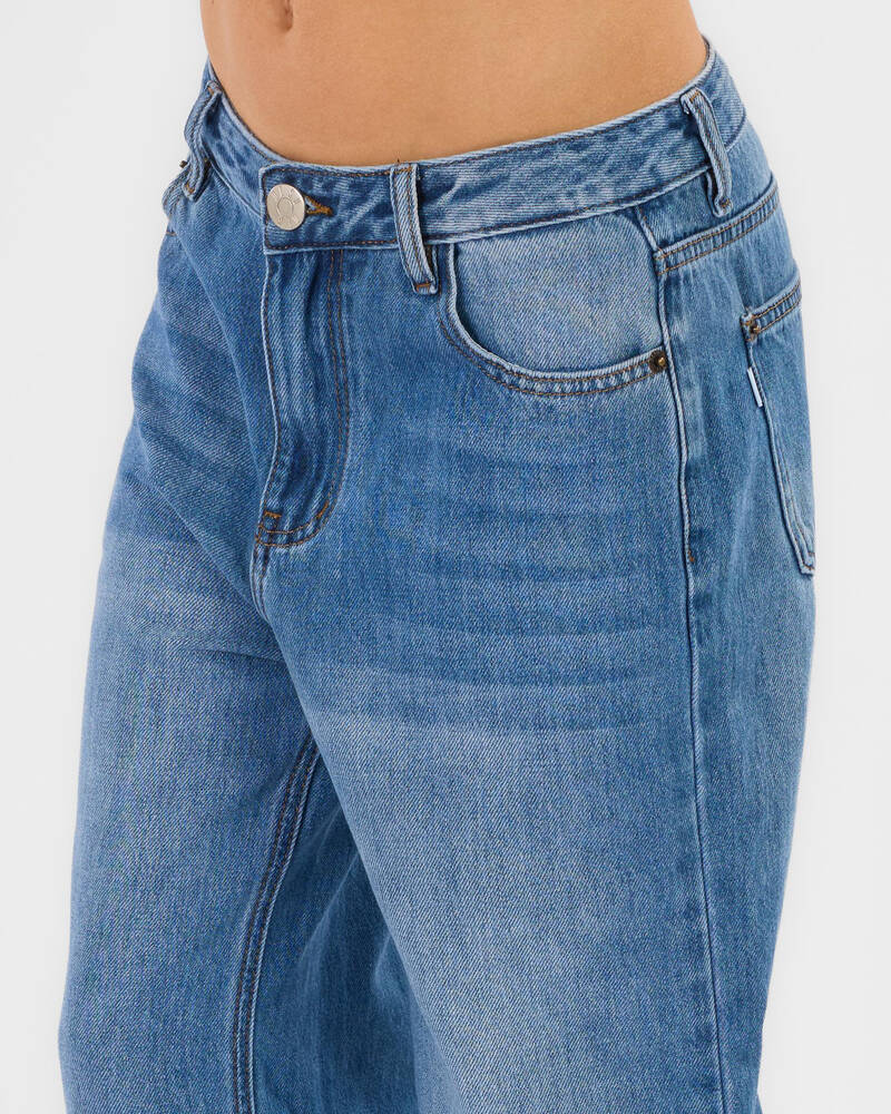 DESU Girls' Icon Straight Leg Jeans for Womens