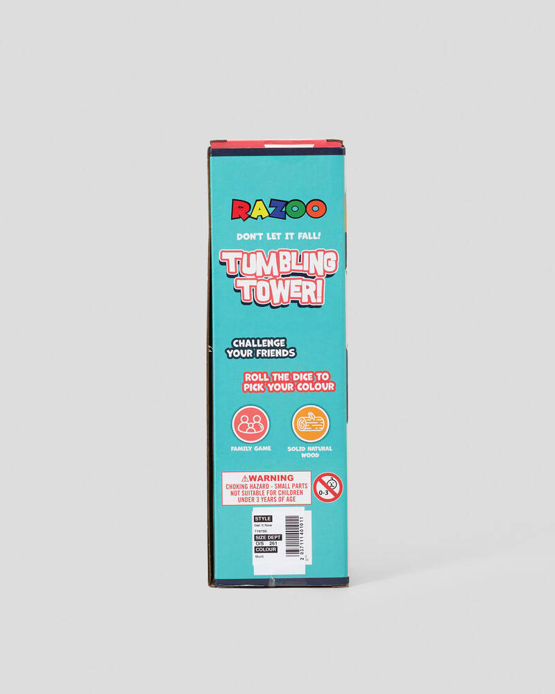 Get It Now Colourful Tumbling Tower for Unisex
