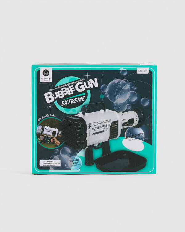 Thumbs Up Extreme Bubble Gun Toy for Unisex
