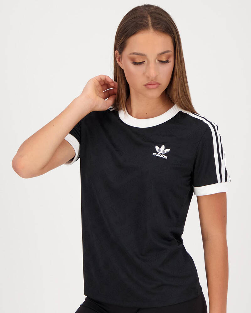 Adidas 3 Stripe T-shirt for Womens