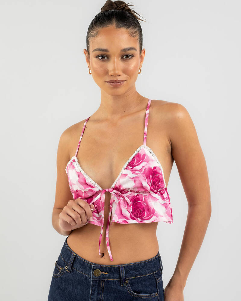 Mooloola Pixie Tie Up Cami Top for Womens
