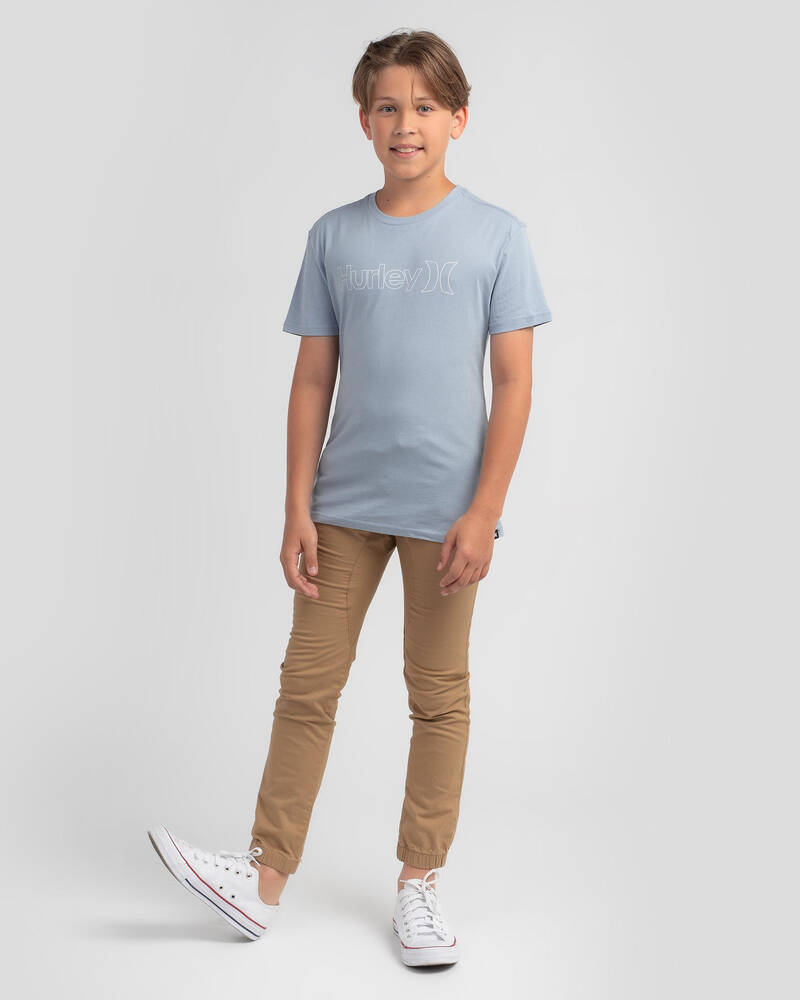 Hurley Boys' OAO Outline T-Shirt for Mens