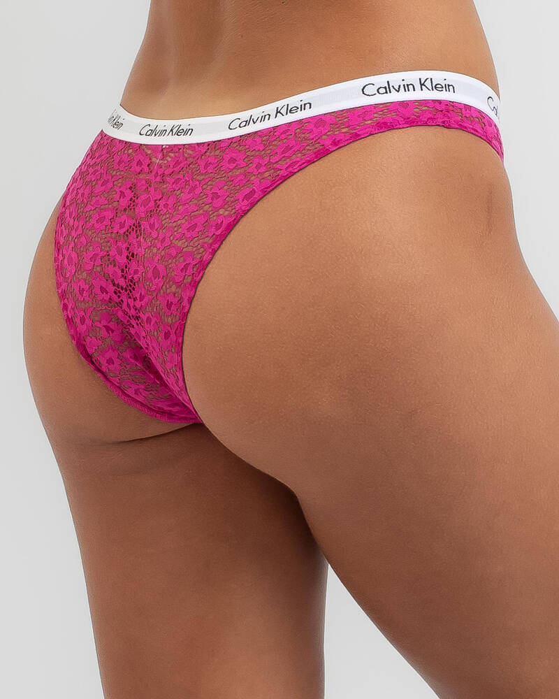 Calvin Klein Carousel Lace Brazilian Brief for Womens