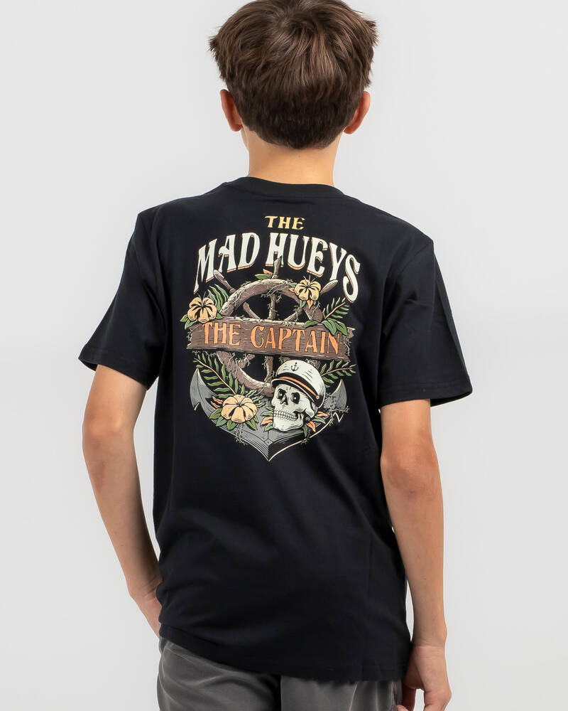 The Mad Hueys Boys' Shipwrecked Captain T-Shirt for Mens