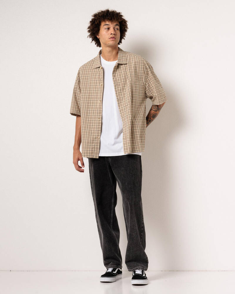 Rhythm Longreach Relaxed Short Sleeve Shirt for Mens