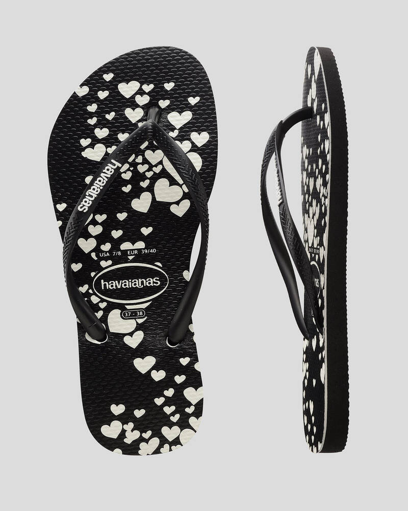 Havaianas Slim Mini Hearts Thongs for Womens