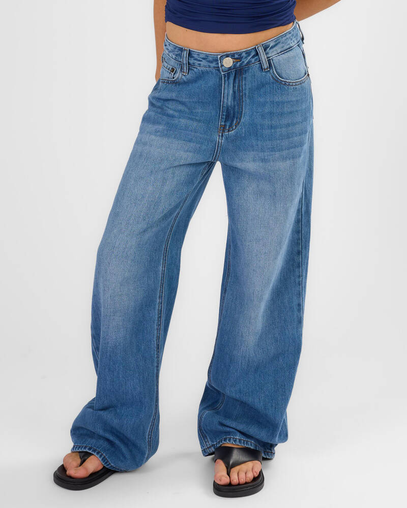 DESU Girls' Icon Straight Leg Jeans for Womens