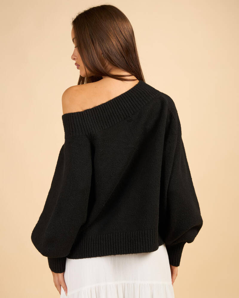 Ava And Ever Megi Off Shoulder Knit Jumper for Womens