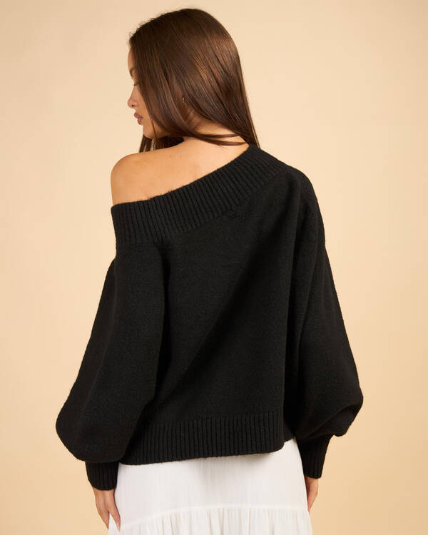 Ava And Ever Megi Off Shoulder Knit Jumper for Womens