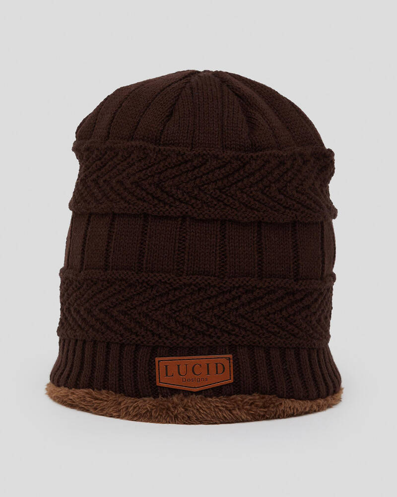 Shop Lucid Trapper Beanie In Chocolate Brown Fast Shipping & Easy